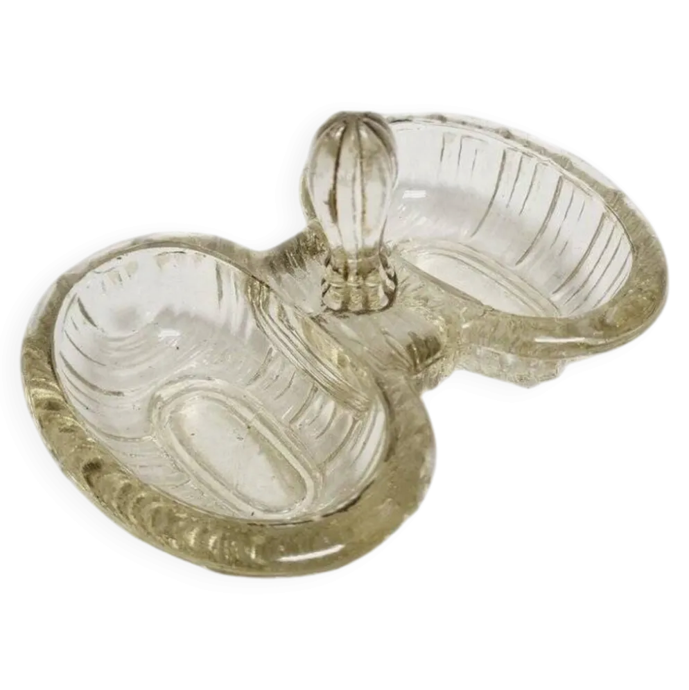 Porte-sel et poivre Art Nouveau par HSG Ząbkowice, Pologne, années 1920