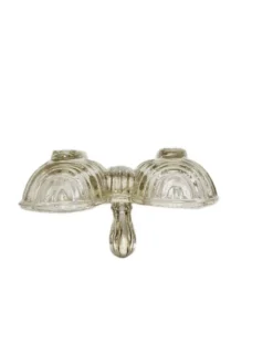 Porte-sel et poivre Art Nouveau par HSG Ząbkowice, Pologne, années 1920
