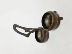 Porte-sel et poivre Art Nouveau par Niemen Glassworks, Pologne, années 1920