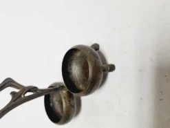Porte-sel et poivre Art Nouveau par Niemen Glassworks, Pologne, années 1920