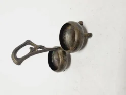 Porte-sel et poivre Art Nouveau par Niemen Glassworks, Pologne, années 1920