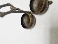 Porte-sel et poivre Art Nouveau par Niemen Glassworks, Pologne, années 1920