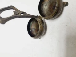 Porte-sel et poivre Art Nouveau par Niemen Glassworks, Pologne, années 1920