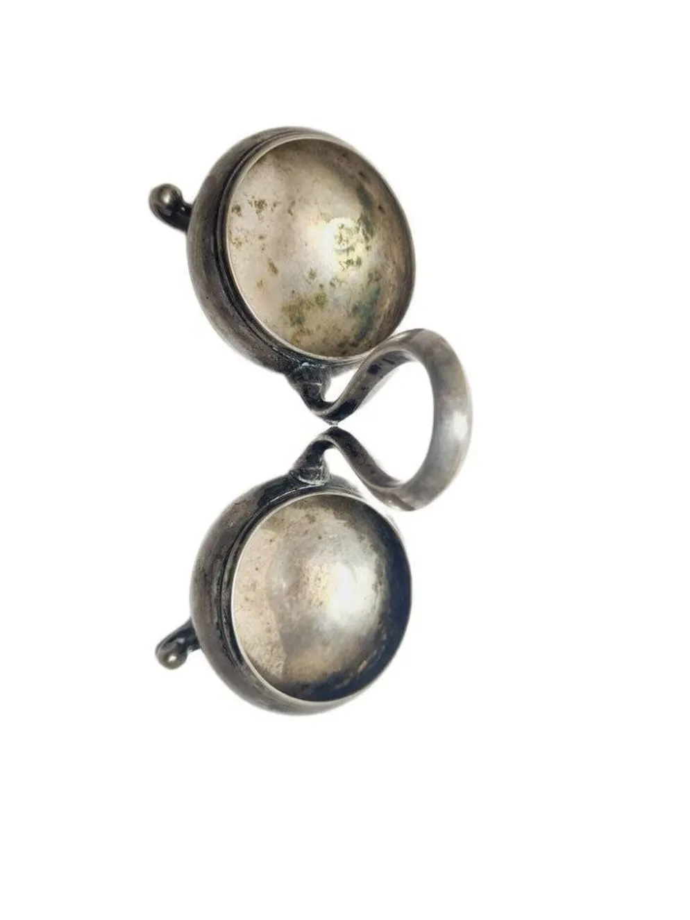 Porte-sel et poivre en argent éclectique, Allemagne, années 1890.