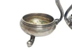 Porte-sel et poivre en argent éclectique, Allemagne, années 1890.