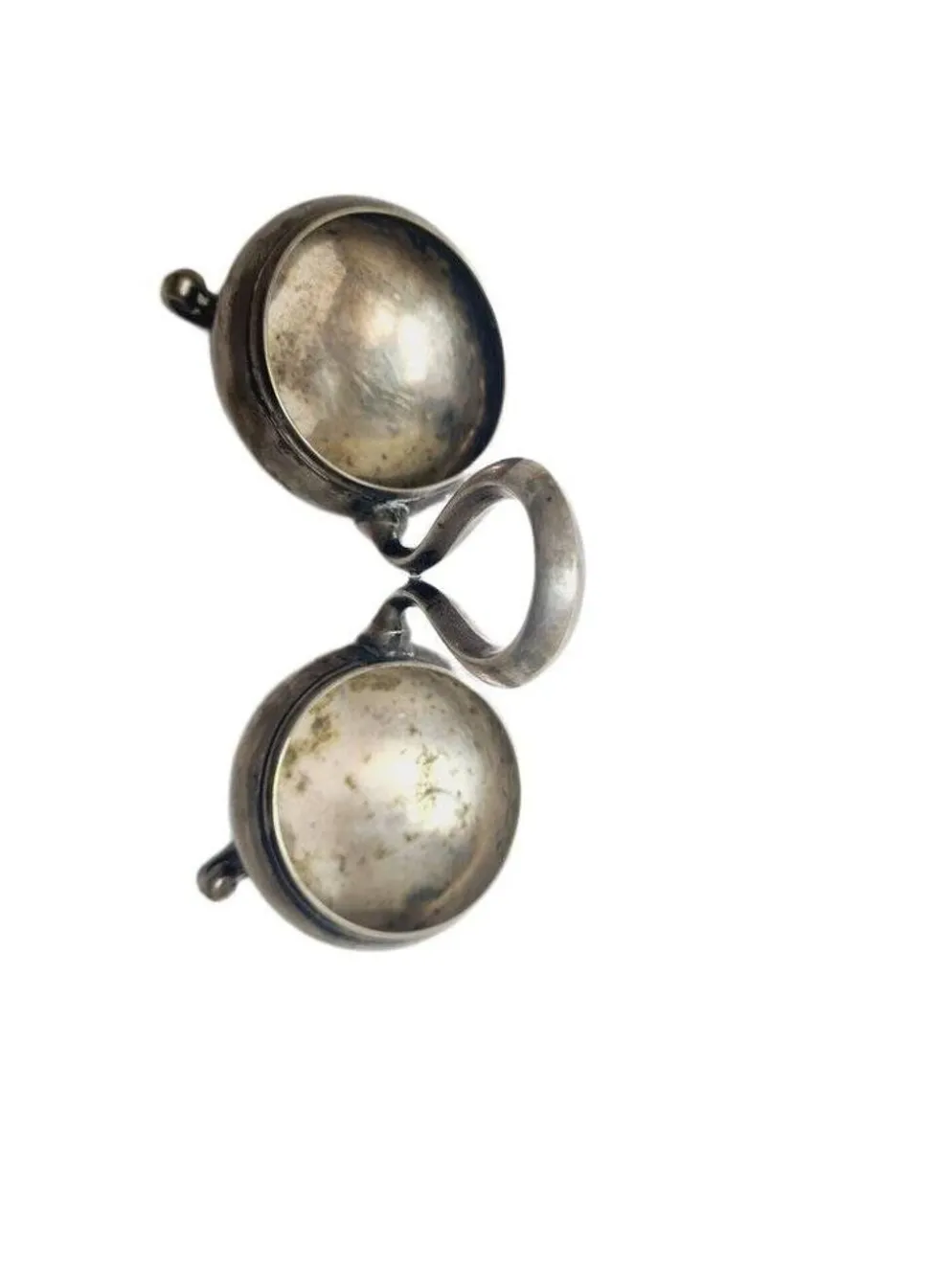 Porte-sel et poivre en argent éclectique, Allemagne, années 1890.