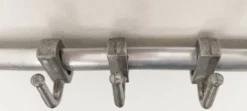 Porte-torchons en aluminium, patère de cuisine
