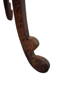 Porte-vase vintage en cerisier