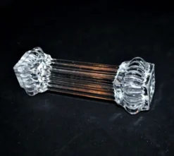 Portieux lot de 10 porte-couteaux anciens en verre moulé – art de la table