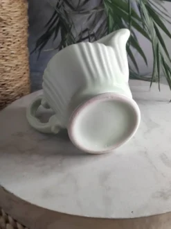 Pot a lait céramique vert