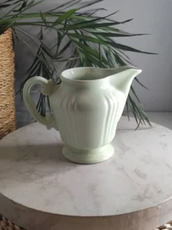 Pot a lait céramique vert