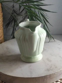 Pot a lait céramique vert