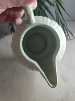 Pot a lait céramique vert