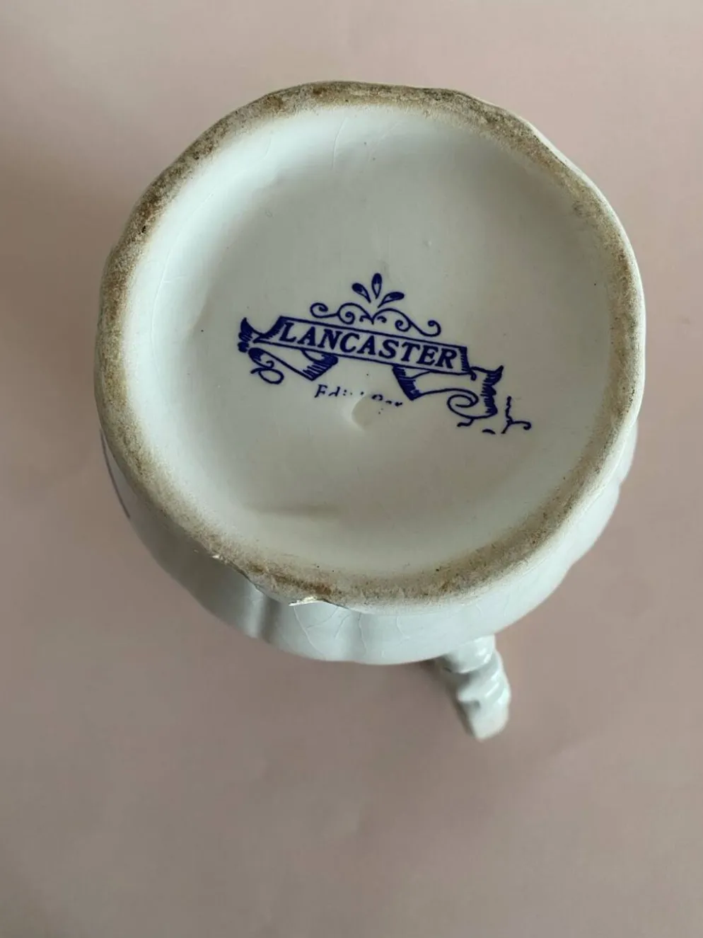 Pot a lait pichet Sarreguemines Lancaster