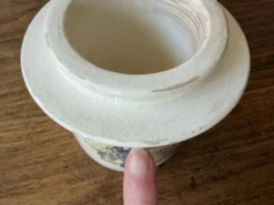 Pot ancien Sarreguemines, terrine collection vintage Obernai Alsace, Henri