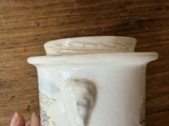 Pot ancien Sarreguemines, terrine collection vintage Obernai Alsace, Henri