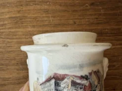 Pot ancien Sarreguemines, terrine collection vintage Obernai Alsace, Henri