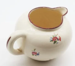 Pot au lait fleurs vintage