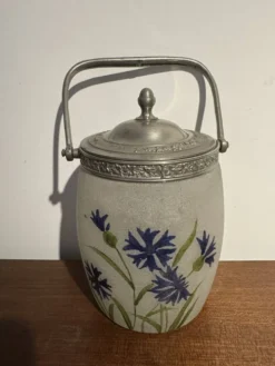 Pot à biscuits aux bleuets circa 1930/1940