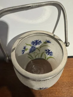 Pot à biscuits aux bleuets circa 1930/1940