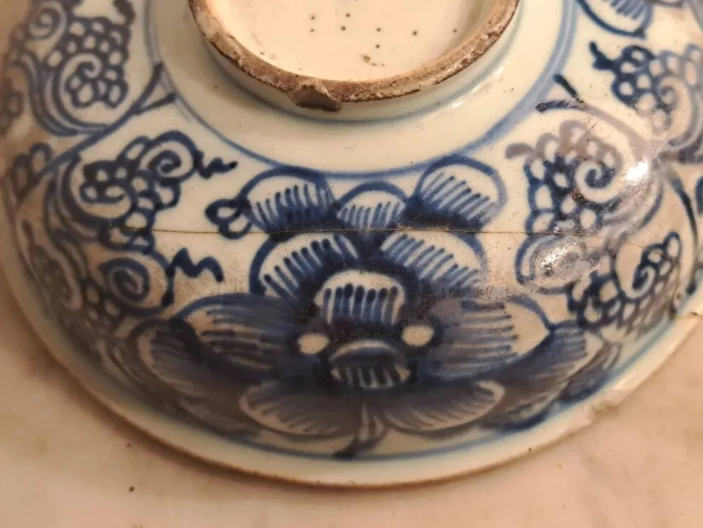 Pot chinois XVIIIème Qianlong en porcelaine