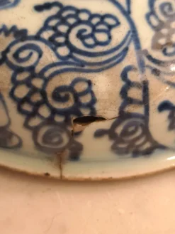 Pot chinois XVIIIème Qianlong en porcelaine