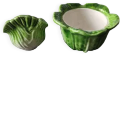Pot à condiments et sa salière