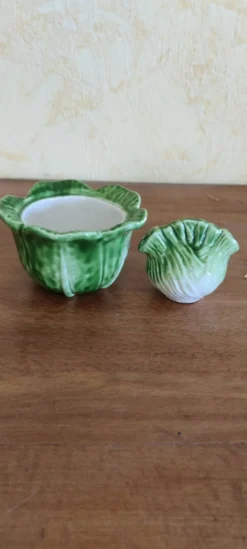 Pot à condiments et sa salière