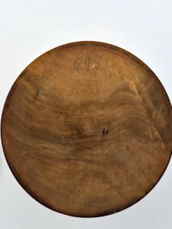 Pot couvert en bois tourné – ancienne tabatière vintage A680