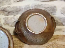 Pot couvert en grès émaillé Atelier Christine Pedley et Steen Kepp La Borne