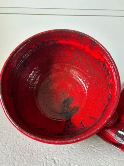 Pot couvert émaillé
