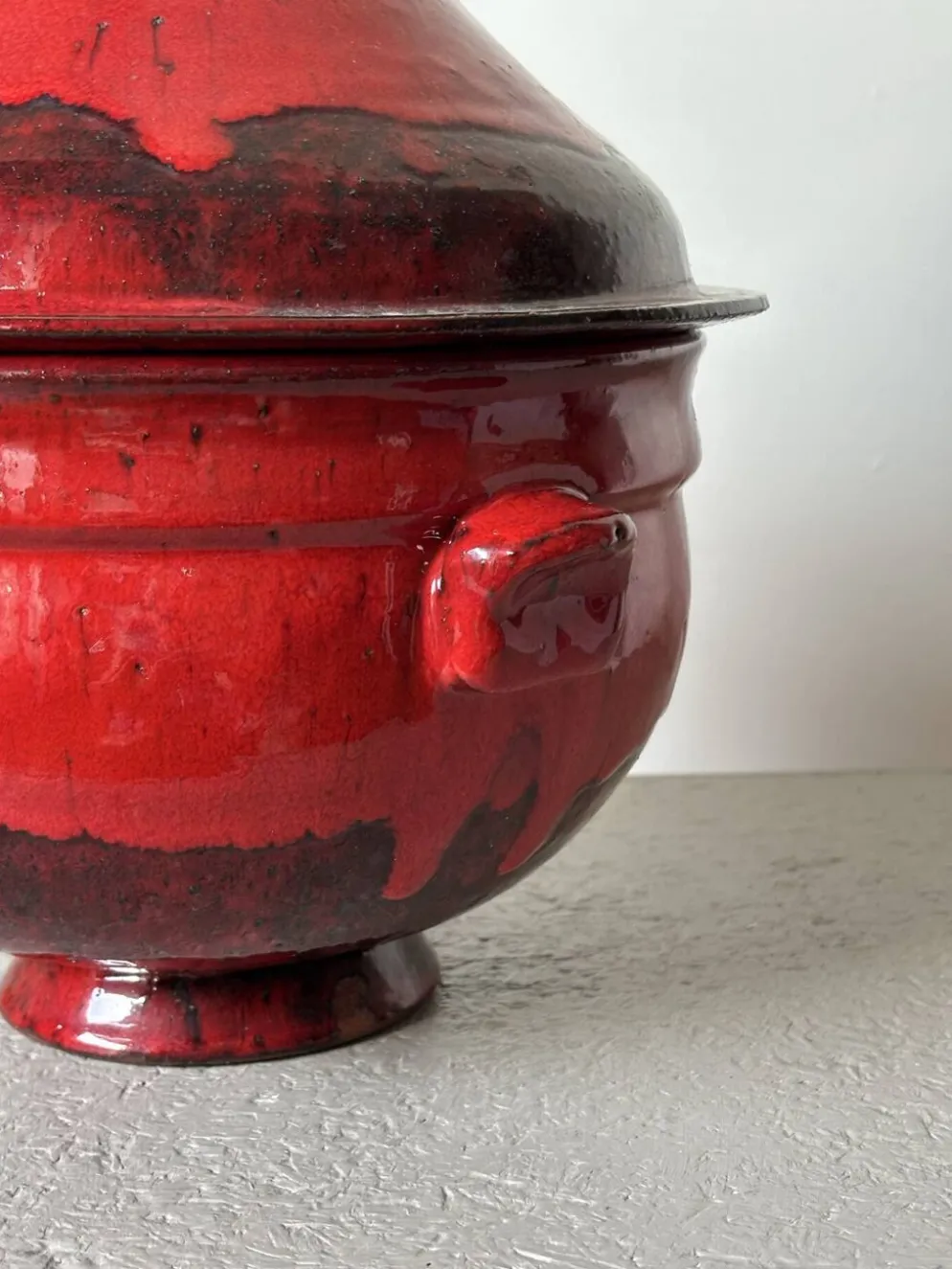Pot couvert émaillé