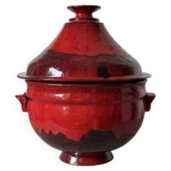 Pot couvert émaillé