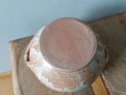 Pot couvert sucrier en grès de Puisaye