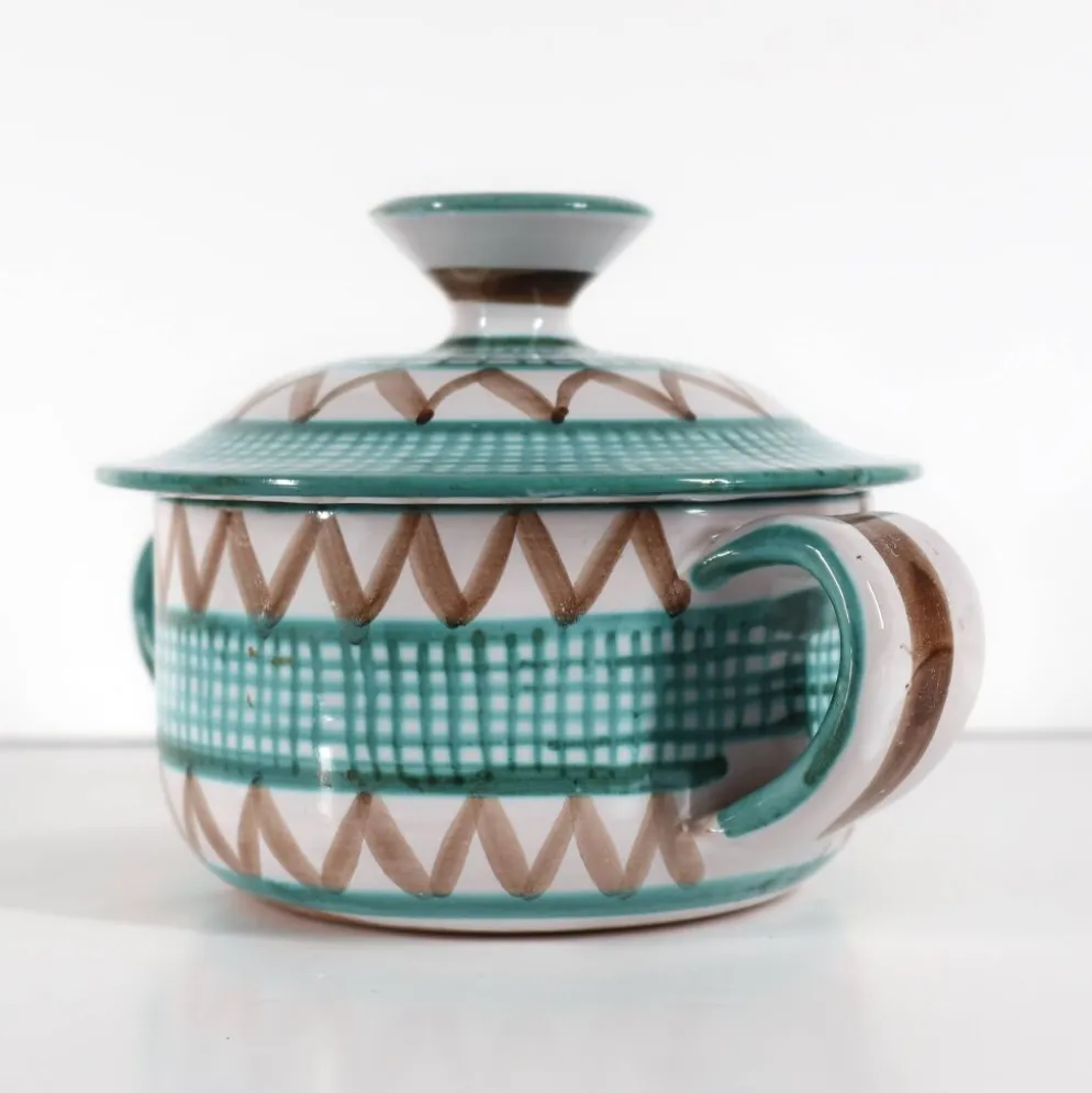 Pot en céramique signé RP Robert Picault, Vallauris années 50