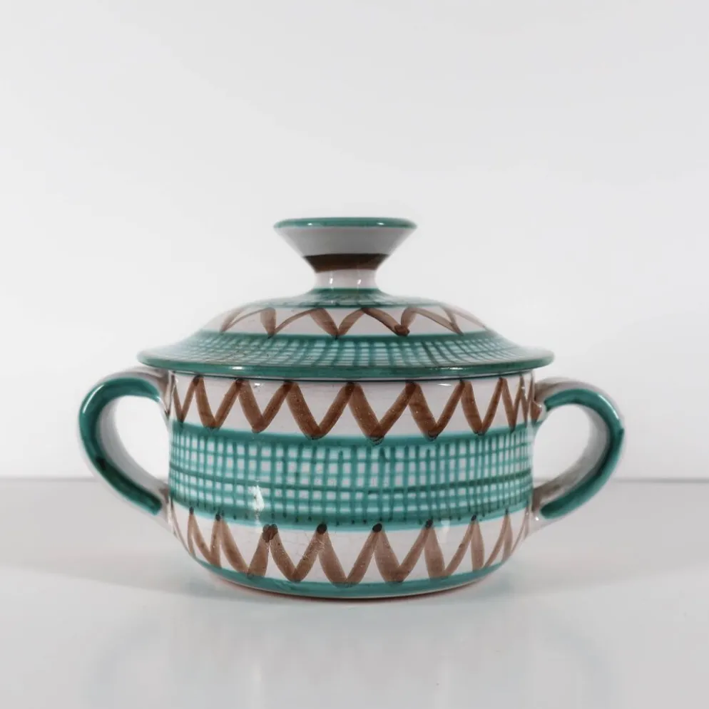 Pot en céramique signé RP Robert Picault, Vallauris années 50