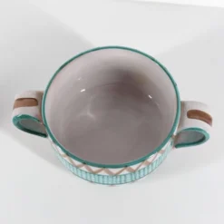 Pot en céramique signé RP Robert Picault, Vallauris années 50