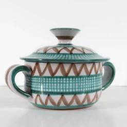 Pot en céramique signé RP Robert Picault, Vallauris années 50