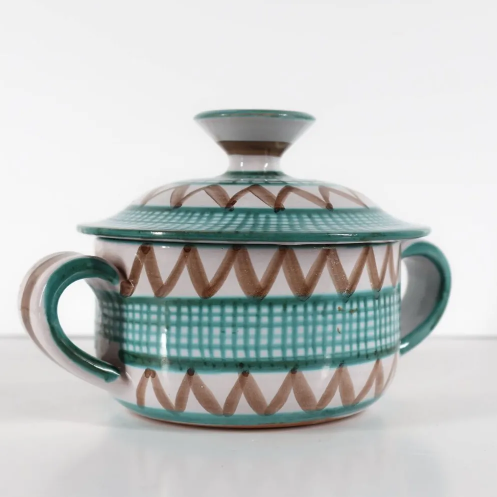 Pot en céramique signé RP Robert Picault, Vallauris années 50