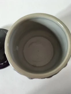 Pot en grès émaillé bleu RM Stein – Reinhold Merkelbach, années 60