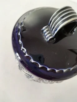 Pot en grès émaillé bleu RM Stein – Reinhold Merkelbach, années 60