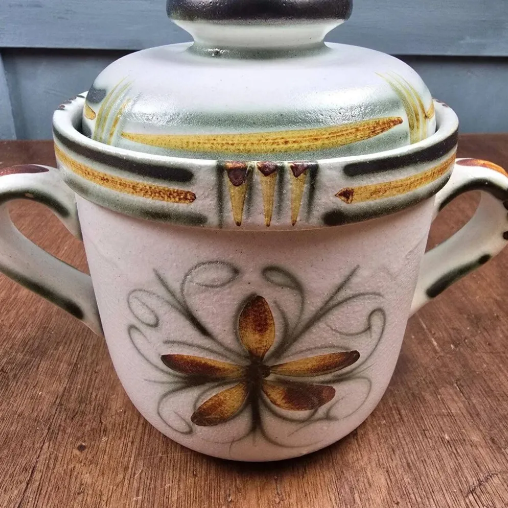 Pot à gros sel Keraluc Quimper PQ1 – Céramique bretonne vintage