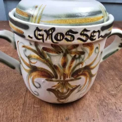 Pot à gros sel Keraluc Quimper PQ1 – Céramique bretonne vintage