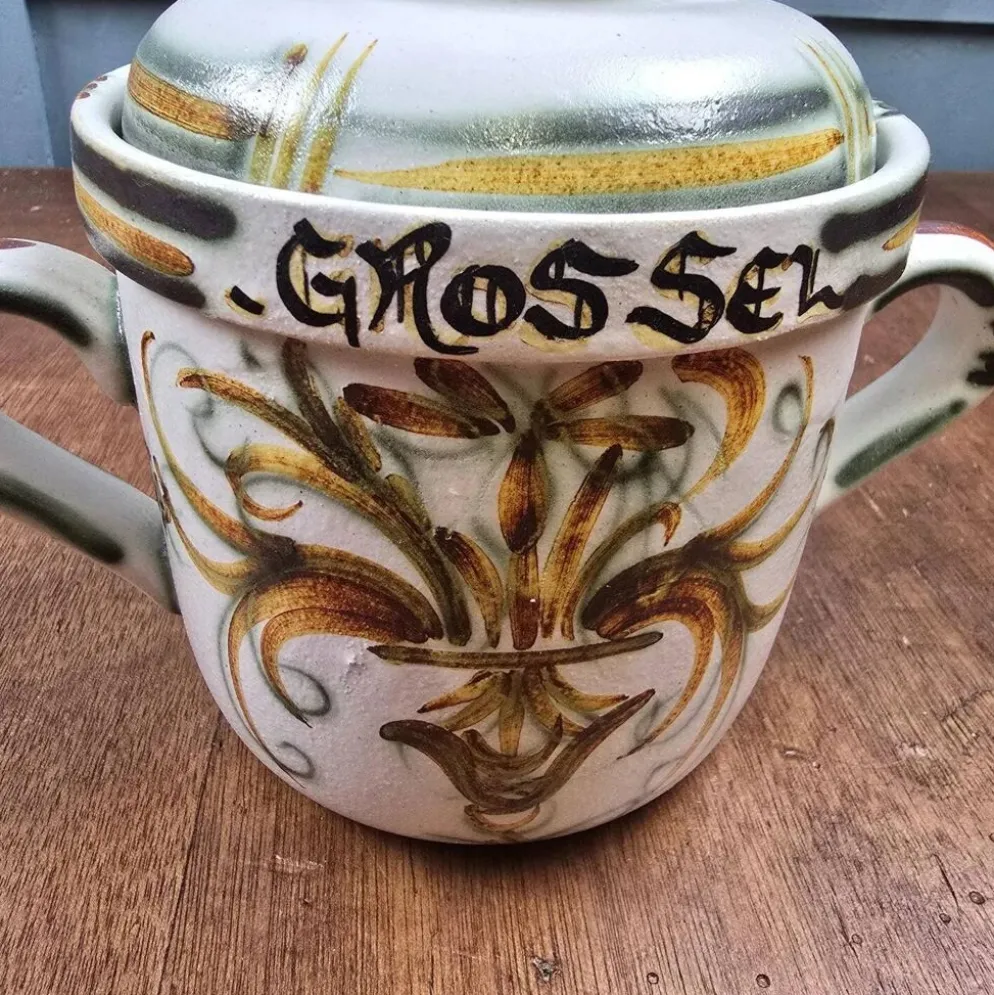 Pot à gros sel Keraluc Quimper PQ1 – Céramique bretonne vintage
