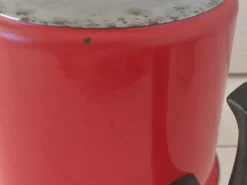 Pot à lait acier émaillé vintage 60/70
