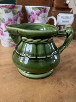 Pot à lait céramique verte