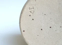 Pot à lait crémier beige en céramique, années 70