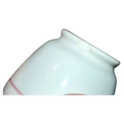 Pot à lait, crémier en faïence de Sarreguemines, décor au pochoir, 1920