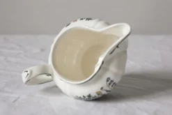 Pot à lait crémier en faïence vintage 