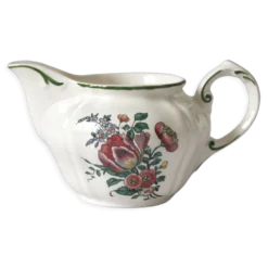Pot à lait crémier en faïence vintage 